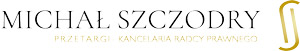Michał Szczodry | Przetargi | Kancelaria Radcy Prawnego