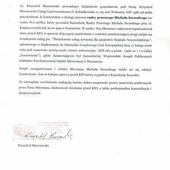Krzysztof Marczewski Referencje